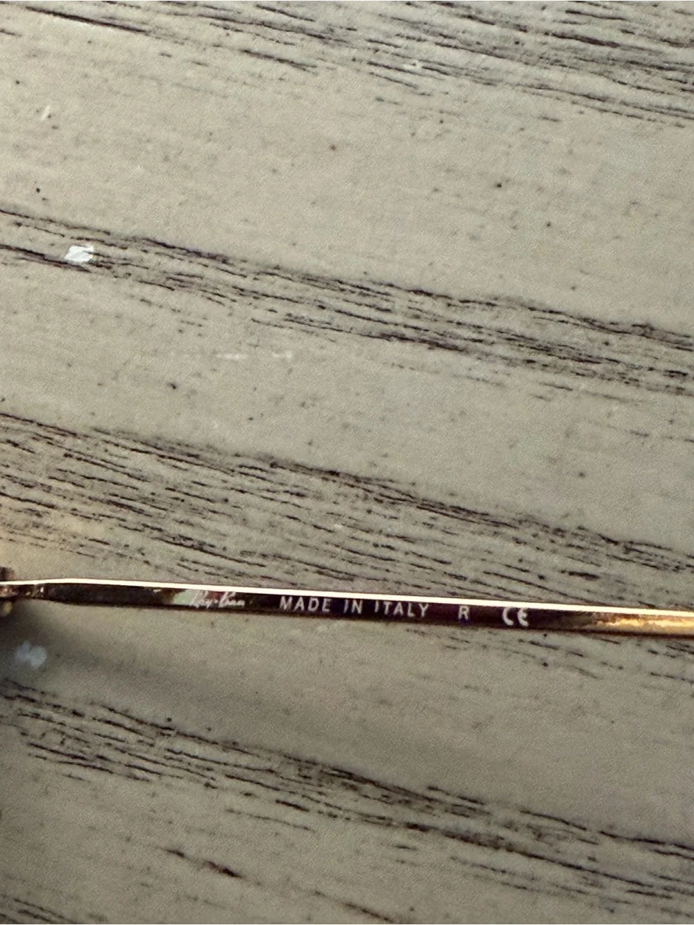 Ray-Ba Gold Frame Sunglasses